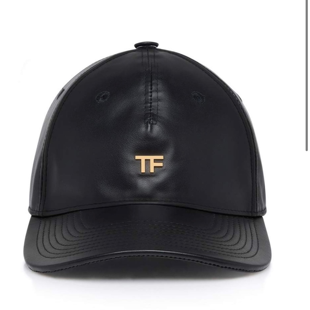 Tom ford LEATHER TF BASEBALL CAP
